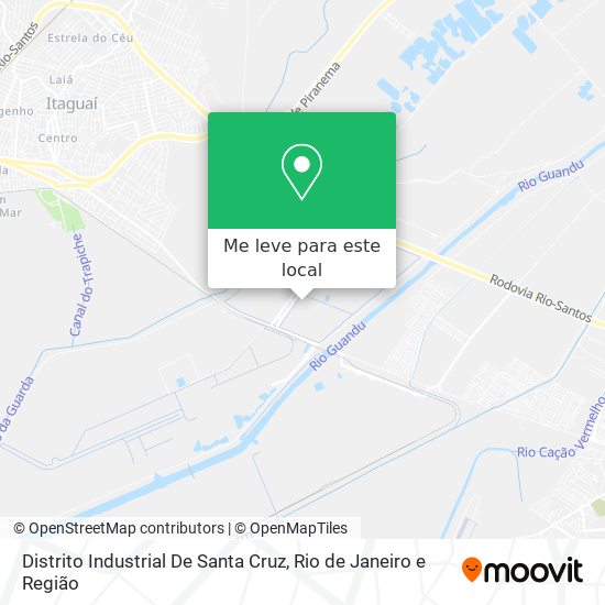 Distrito Industrial De Santa Cruz mapa