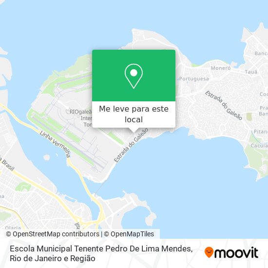 Escola Municipal Tenente Pedro De Lima Mendes mapa