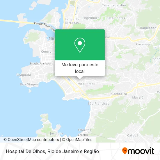 Hospital De Olhos mapa