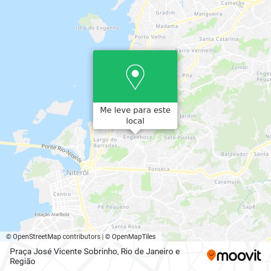 Praça José Vicente Sobrinho mapa