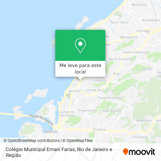 Colégio Municipal Ernani Farias mapa