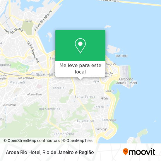 Arosa Rio Hotel mapa