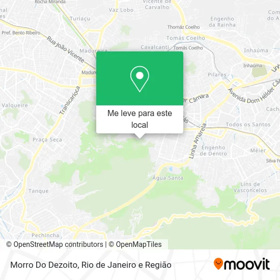 Morro Do Dezoito mapa