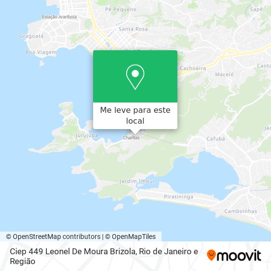 Ciep 449 Leonel De Moura Brizola mapa