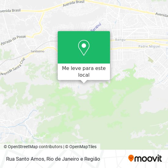 Rua Santo Amos mapa