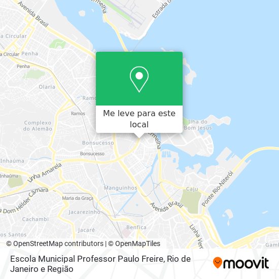 Escola Municipal Professor Paulo Freire mapa