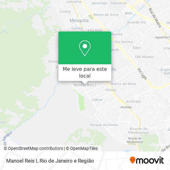 Manoel Reis I mapa