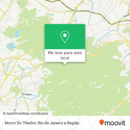 Morro Do Thedim mapa