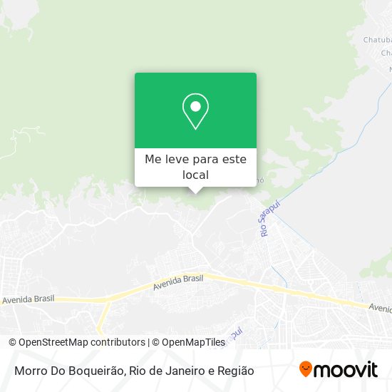 Morro Do Boqueirão mapa