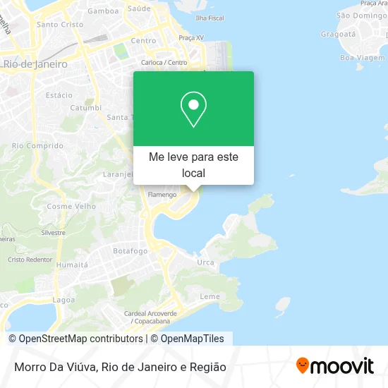 Morro Da Viúva mapa