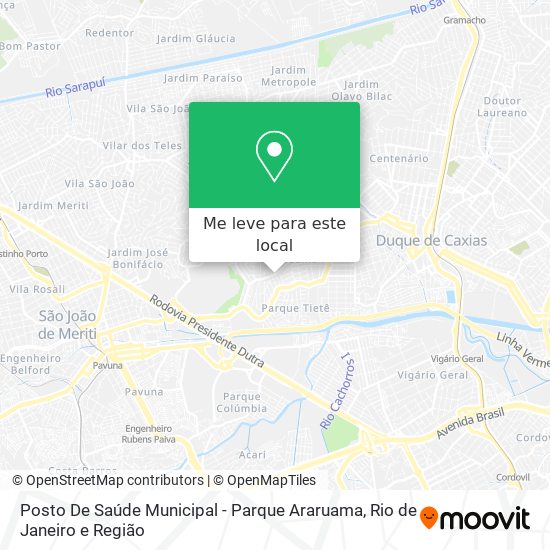 Posto De Saúde Municipal - Parque Araruama mapa