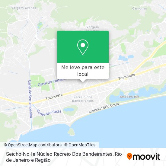 Seicho-No-Ie Núcleo Recreio Dos Bandeirantes mapa