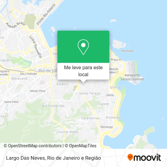 Largo Das Neves mapa