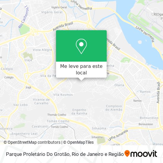 Parque Proletário Do Grotão mapa