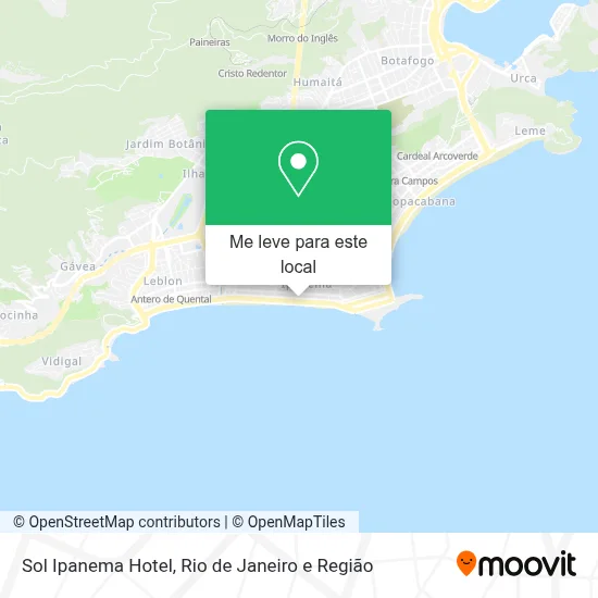 Sol Ipanema Hotel mapa