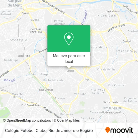 Colégio Futebol Clube mapa