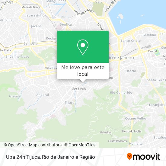 Upa 24h Tijuca mapa