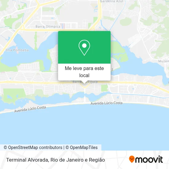Terminal Alvorada mapa