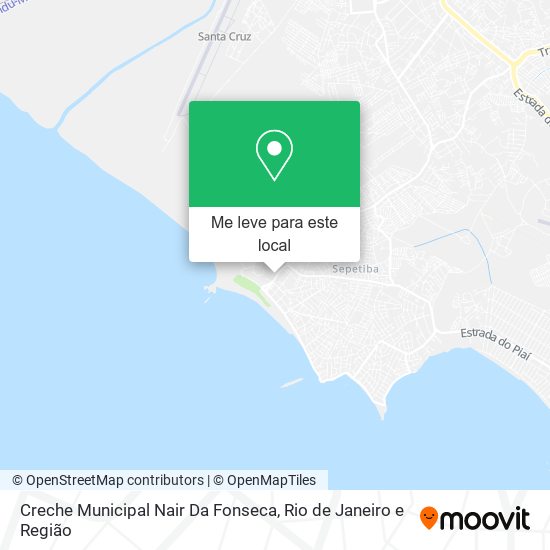 Creche Municipal Nair Da Fonseca mapa