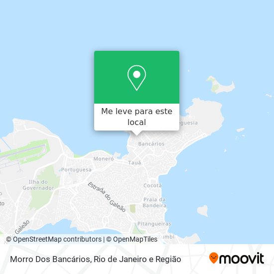 Morro Dos Bancários mapa