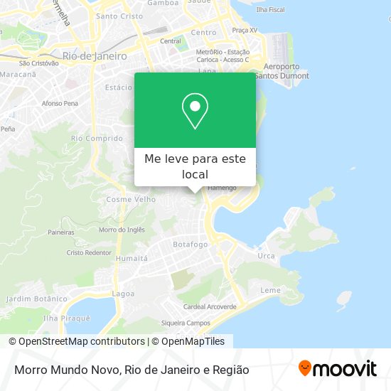 Morro Mundo Novo mapa