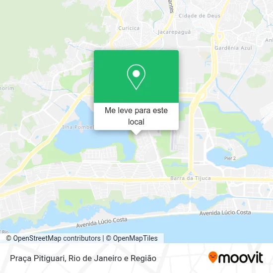 Praça Pitiguari mapa
