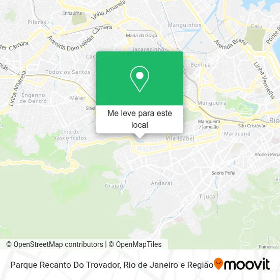 Parque Recanto Do Trovador mapa