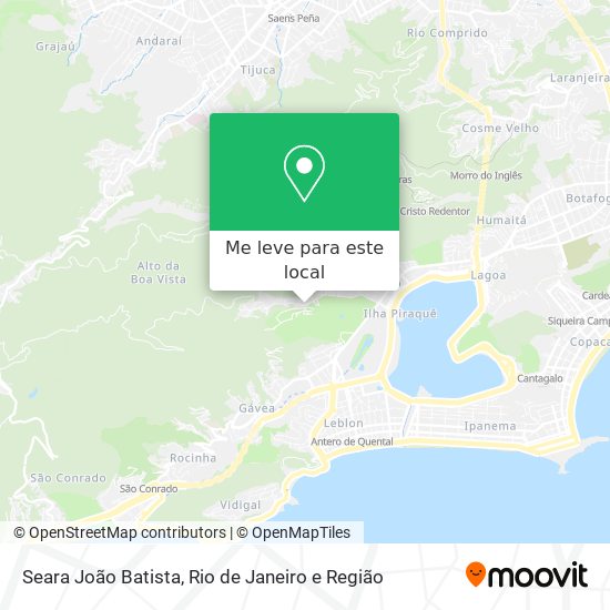 Seara João Batista mapa