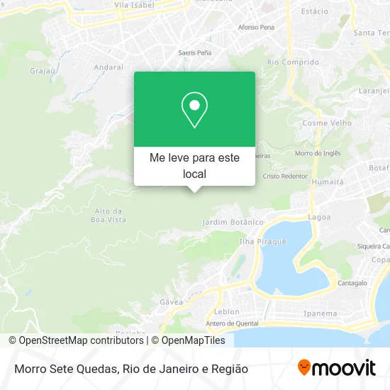 Morro Sete Quedas mapa