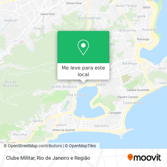 Clube Militar mapa