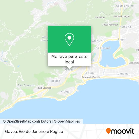 Gávea mapa