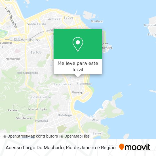 Acesso Largo Do Machado mapa
