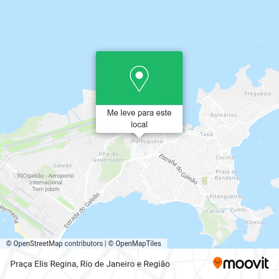 Praça Elis Regina mapa