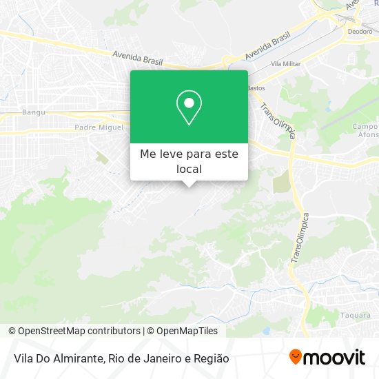 Vila Do Almirante mapa