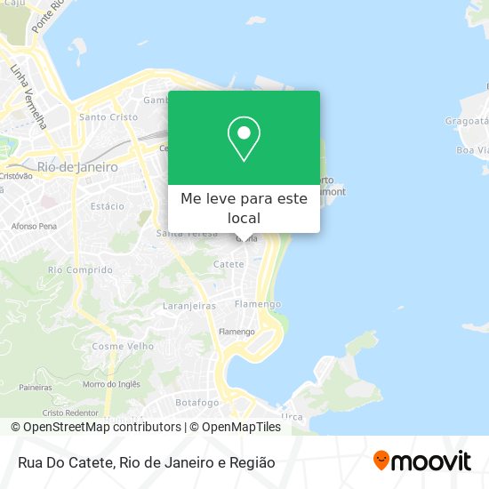 Rua Do Catete mapa