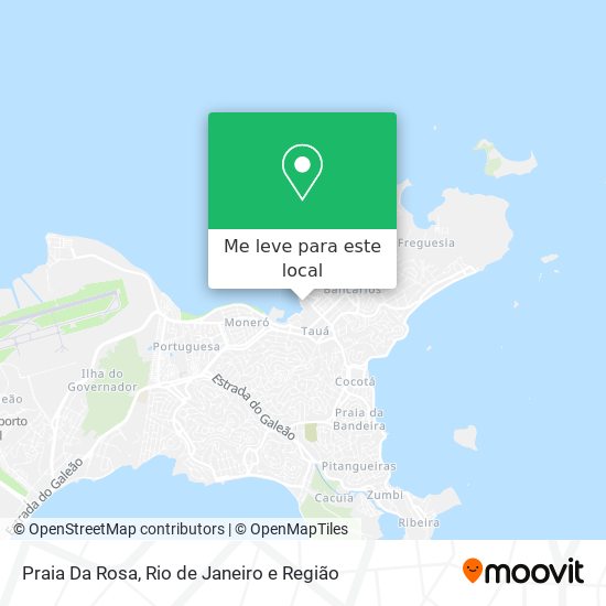 Praia Da Rosa mapa