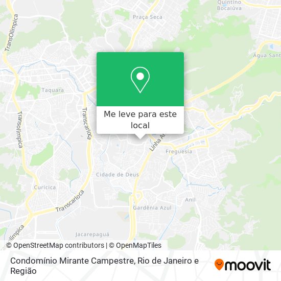 Condomínio Mirante Campestre mapa