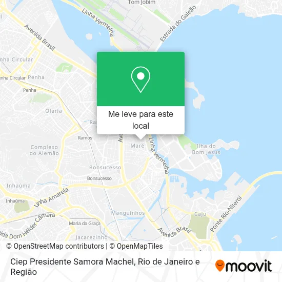 Ciep Presidente Samora Machel mapa