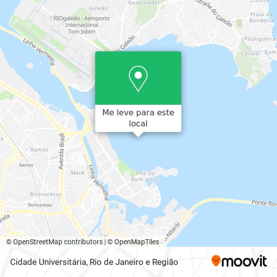 Cidade Universitária mapa