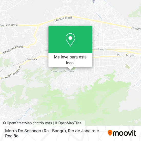 Morro Do Sossego (Ra - Bangu) mapa