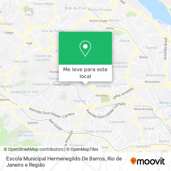 Escola Municipal Hermenegildo De Barros mapa