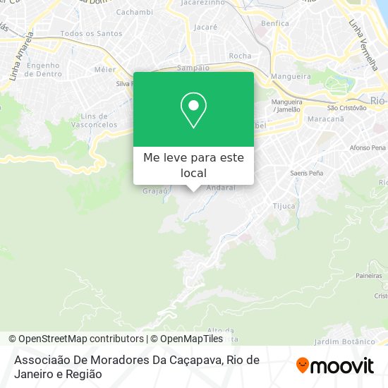 Associaão De Moradores Da Caçapava mapa