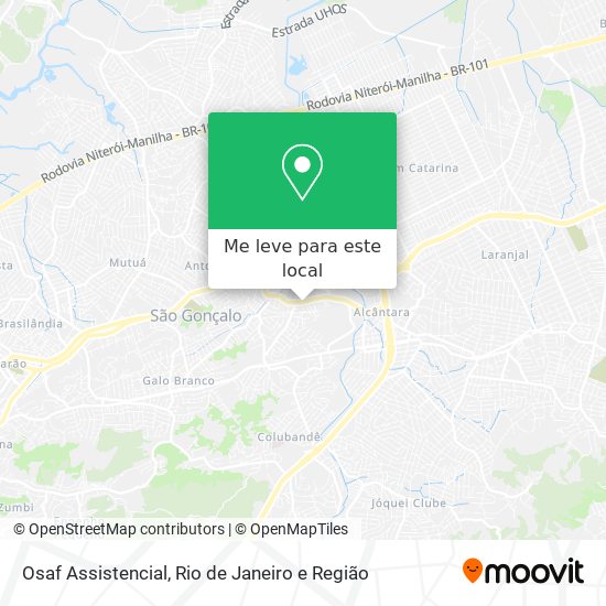 Osaf Assistencial mapa