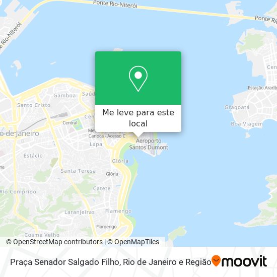 Praça Senador Salgado Filho mapa