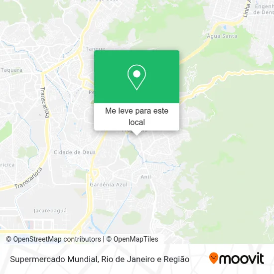 Supermercado Mundial mapa