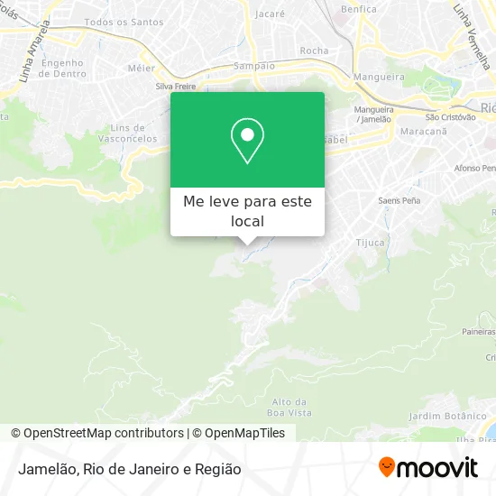 Jamelão mapa