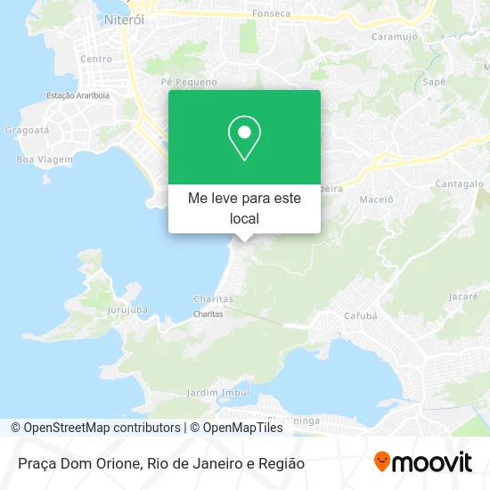 Praça Dom Orione mapa