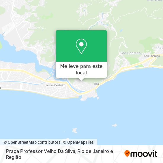 Praça Professor Velho Da Silva mapa