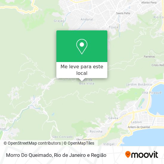 Morro Do Queimado mapa