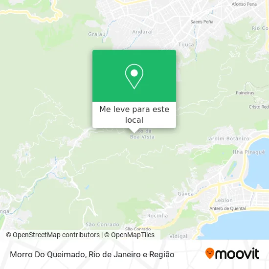 Morro Do Queimado mapa